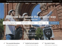 Tablet Screenshot of barcelonasegwaytour.com